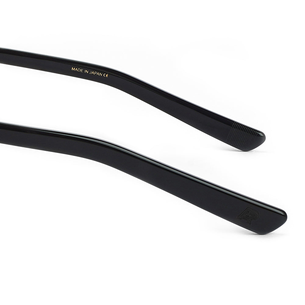 A&P ALBINO & PRETO SPIRIT BLACK W BROWN LENS